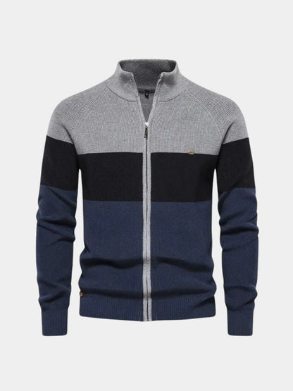 Zipped Knit Sweater