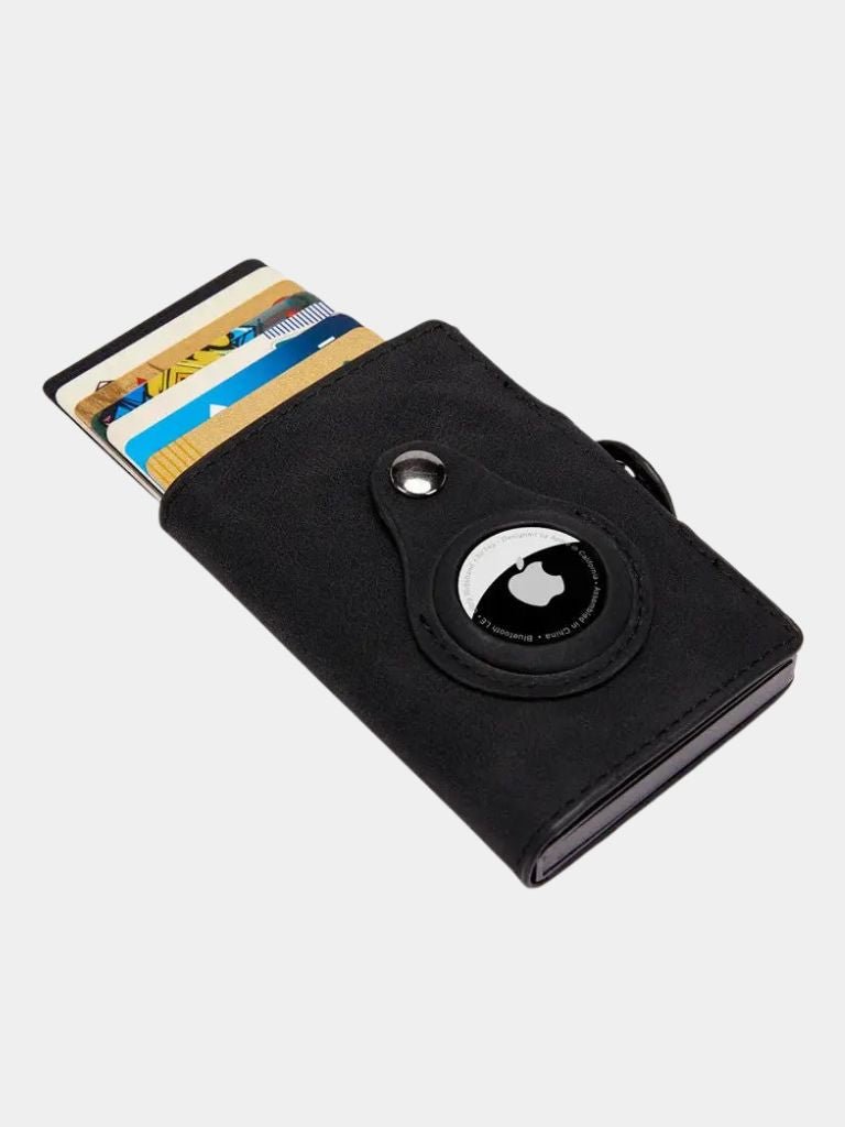 Nowoczesny Portfel z Uchwytem na AirTag i Zabezpieczeniem RFID