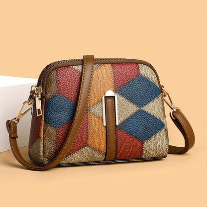 Luna | Mini-torba na ramię w stylu patchwork