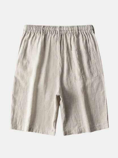 Szorty lniane Gris Mariner