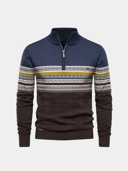 Sweter z półzamkiem