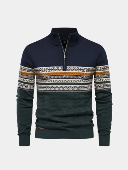 Sweter z półzamkiem