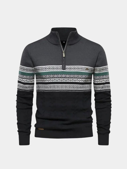 Sweter z półzamkiem