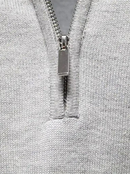 Sweter z półsuwnym zamkiem