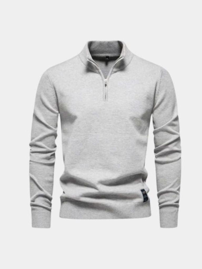 Sweter z półsuwnym zamkiem