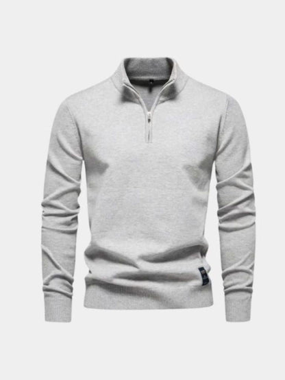Sweter z półsuwnym zamkiem