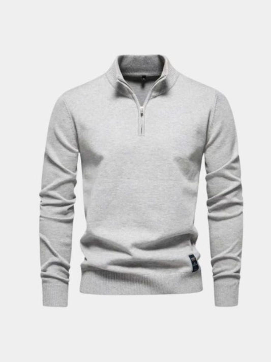 Sweter z półsuwnym zamkiem