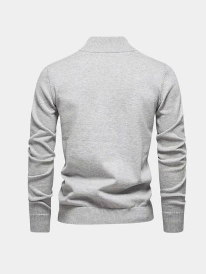 Sweter z półsuwnym zamkiem