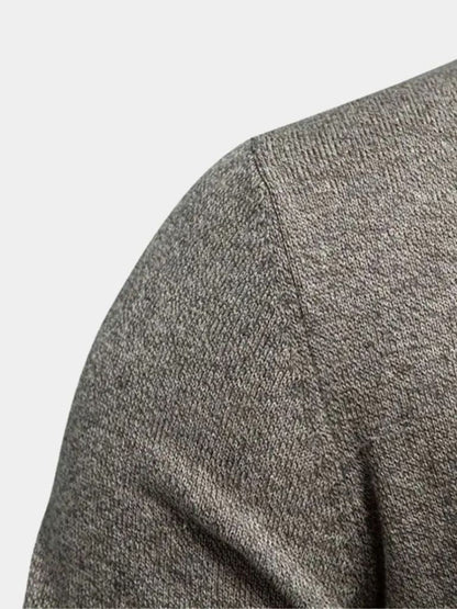 Sweter z Długim Stojącym Kołnierzem z Bawełny