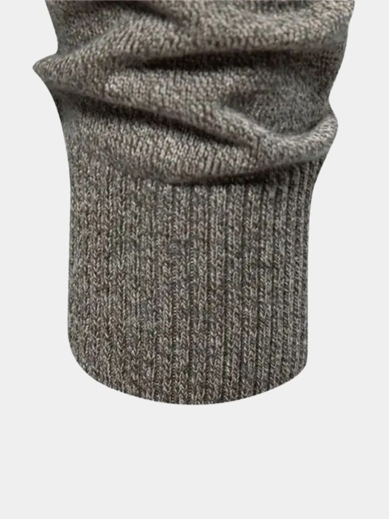 Sweter z Długim Stojącym Kołnierzem z Bawełny