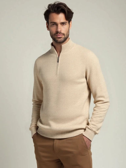 Sweter Merino z Półzamkiem
