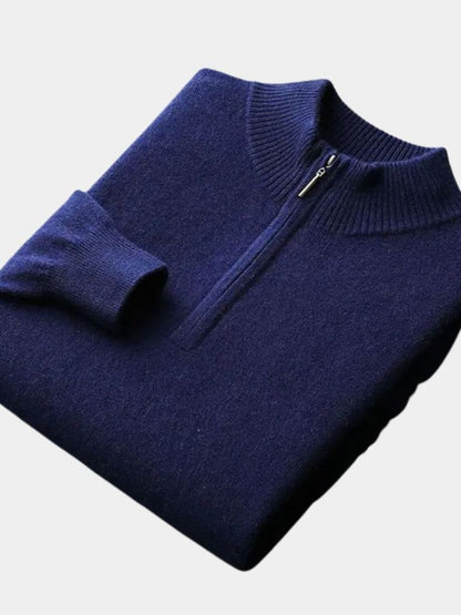 Sweter Merino z Półzamkiem