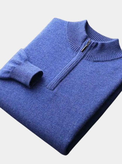 Sweter Merino z Półzamkiem