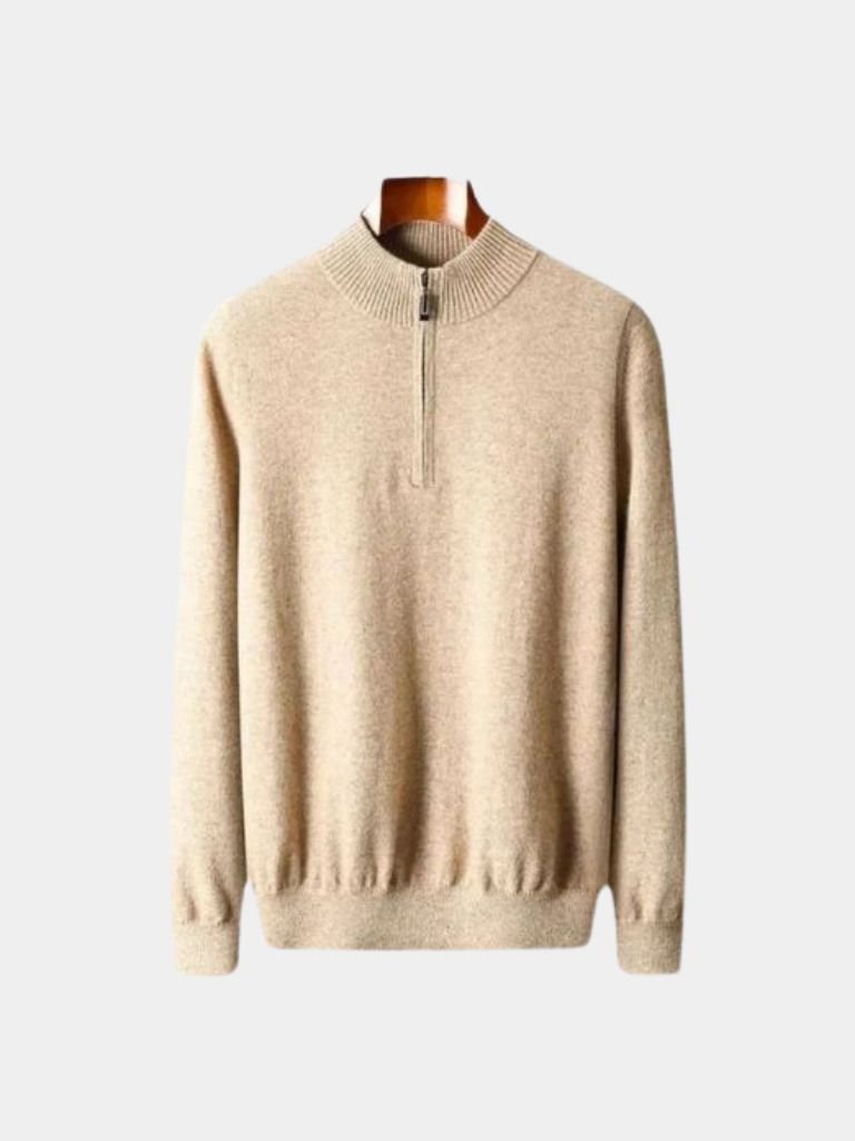 Sweter Merino z Półzamkiem