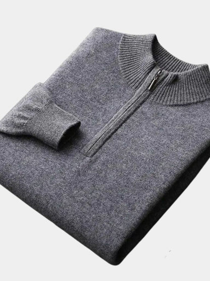 Sweter Merino z Półzamkiem