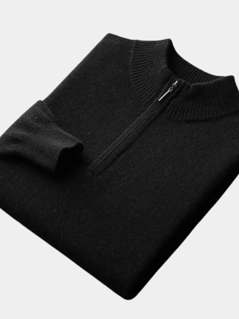 Sweter Merino z Półzamkiem