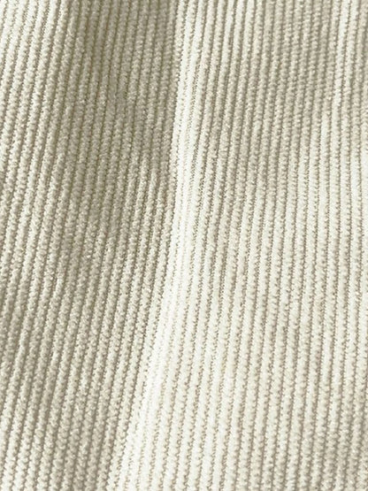 Minimalistyczny Zestaw Szortów i Koszuli z Sztruksu