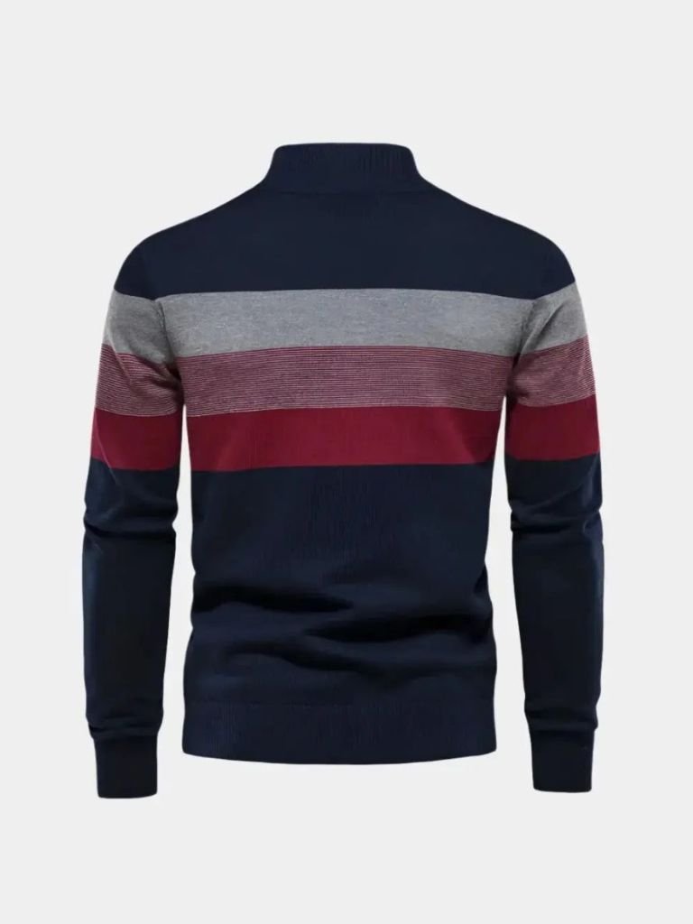 Minimalistyczny Sweter z Wysokim Kołnierzem