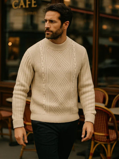 Minimalistyczny Sweter Teksturowany
