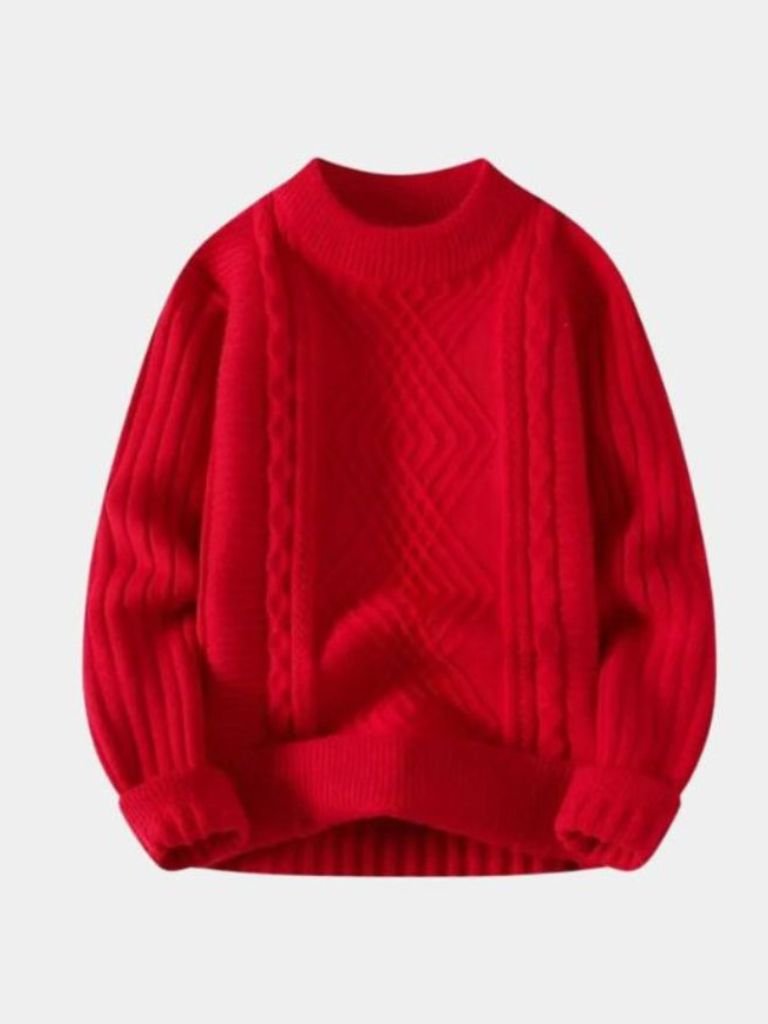 Minimalistyczny Sweter Teksturowany