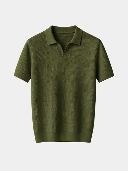 Koszulka Polo z Bawełny Old Money