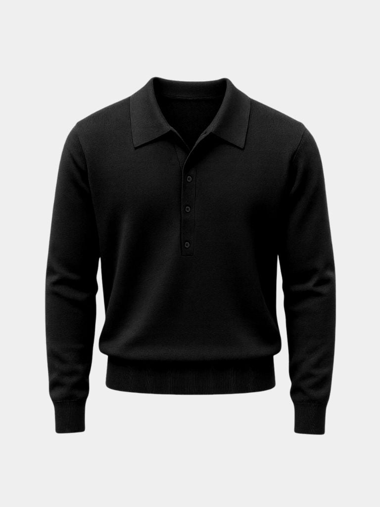Sweter Polo Old Money Knit