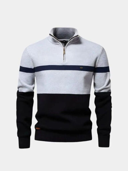 Sweter z zamkiem ćwierć