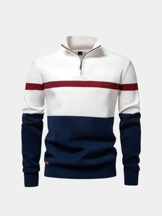 Sweter z zamkiem ćwierć