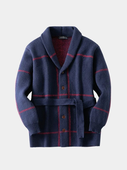 Sweter Płaszcz z Paskiem Rzym