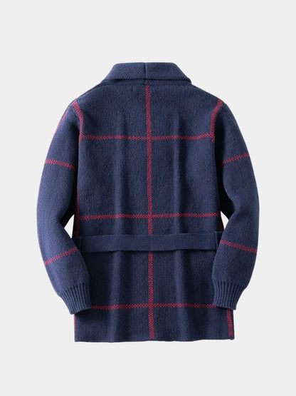 Sweter Płaszcz z Paskiem Rzym