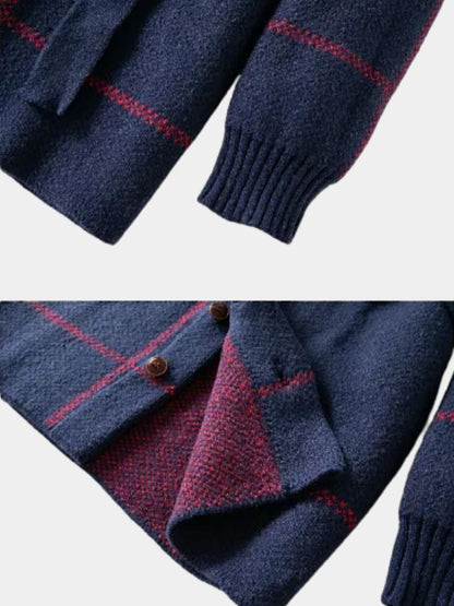 Sweter Płaszcz z Paskiem Rzym