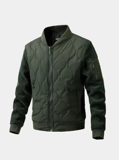 Kurtka Bomber Padded z Rękawami Sherpa