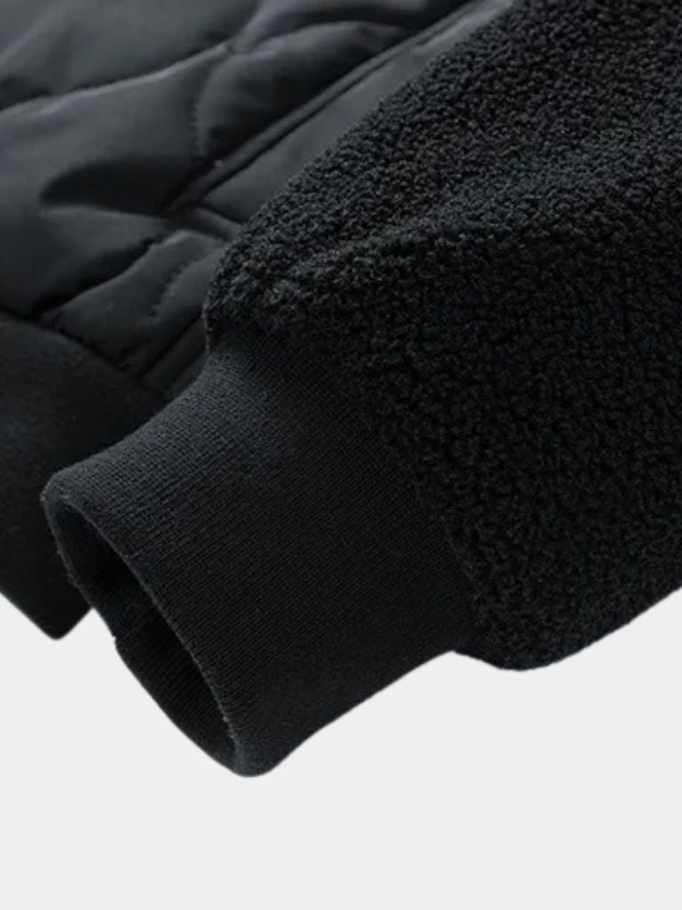 Kurtka Bomber Padded z Rękawami Sherpa