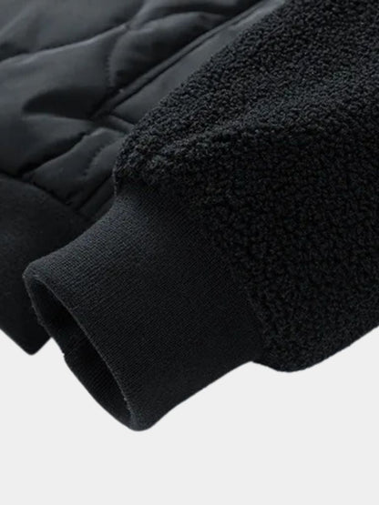 Kurtka Bomber Padded z Rękawami Sherpa