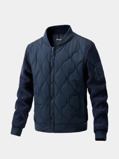 Kurtka Bomber Padded z Rękawami Sherpa