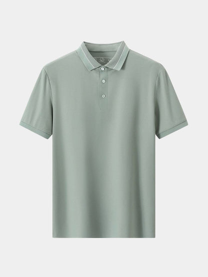Polo w kolorze Stalowym Szarym