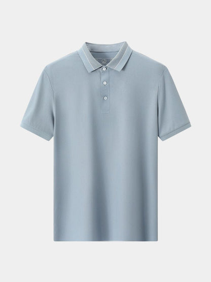 Polo w kolorze Stalowym Szarym