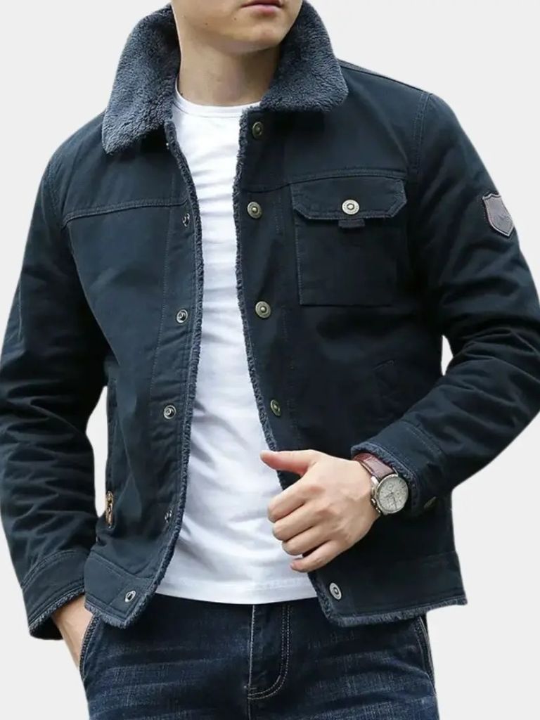 Vintage Military Aviator Jacket